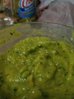 A picture of Roasted Tomatillo & Avocado Salsa.