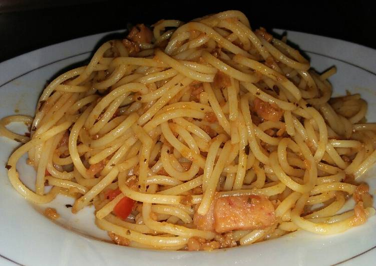 Resep Spagetti La Fonte Yang Nikmat