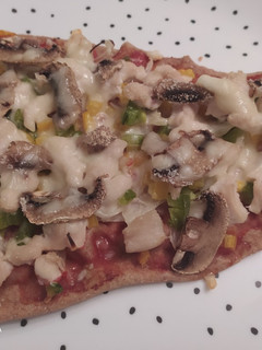 Una foto de Pizza para dieta con harina integral de espelta