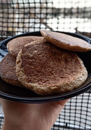 Una foto de Pancakes de banana Light
