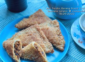 Gambar Roti Sardin Goreng Bread Crumbs