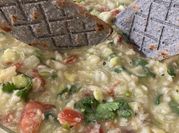 Una foto de marinar filete de pescado