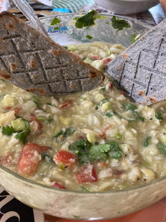 Una foto de Ceviche de pescado a la yucateca