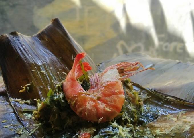 Resep Botok toping udang🦐 yang Lezat Sekali