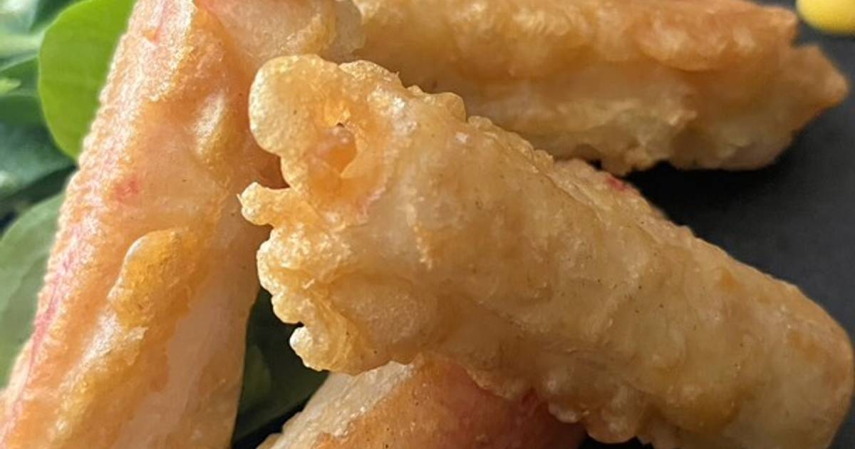 Beer Battered Crab Sticks with Lemon & Mustard Sauce Recipe by RECIPES