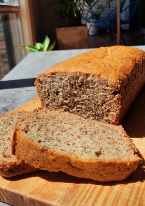 Una foto de Budín de banana