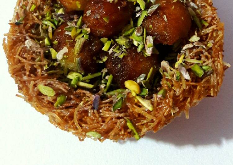 How to Make Homemade Gulab Jamun Bird Nest