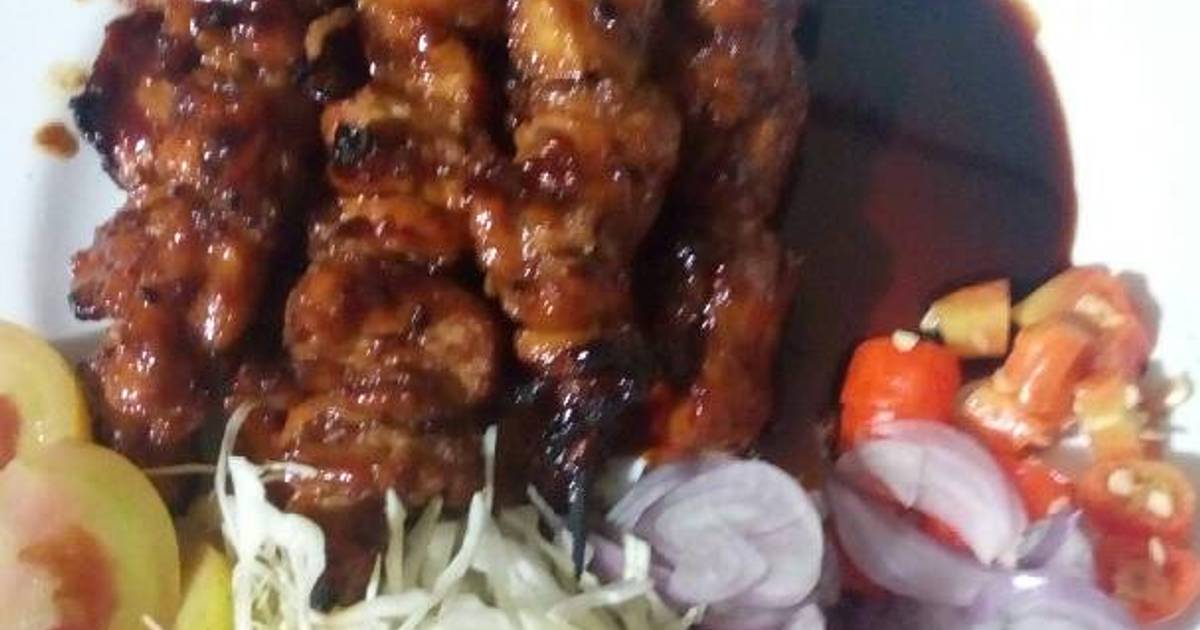 Resep Sate ayam bumbu kecap oleh Yusnani Erwiyati - Cookpad