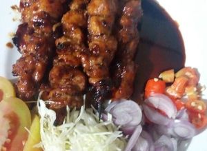 Foto resep Sate ayam bumbu kecap