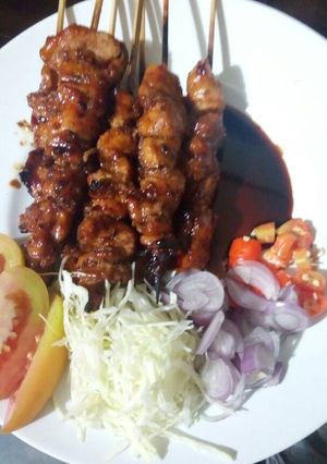 Foto resep Sate ayam bumbu kecap