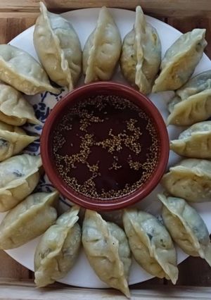 Une photo de Gyozas aux légumes