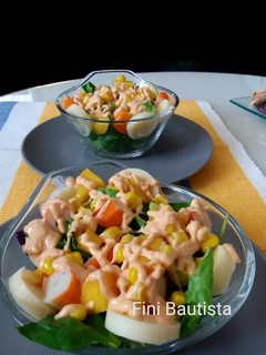 Una foto de Ensalada tropical