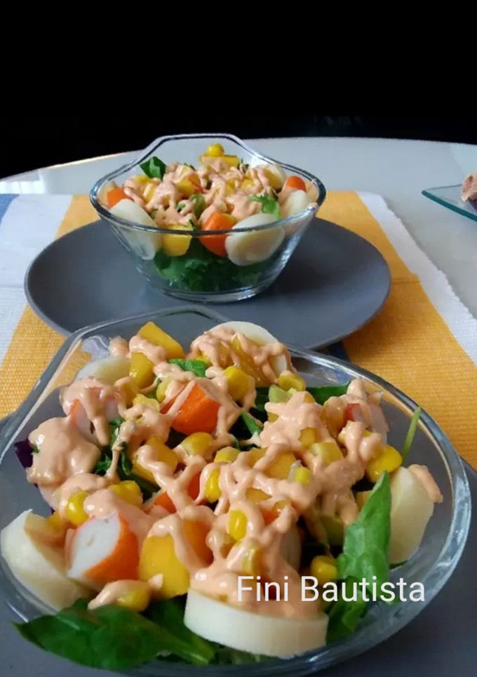 Una foto de Ensalada tropical
