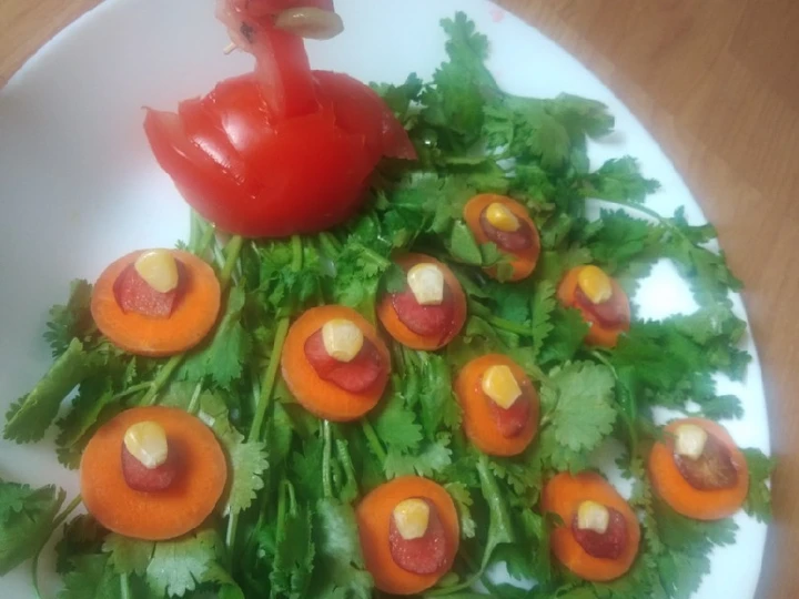 Easy Way Prepare Salad decorating plate the Delicious Really delicious