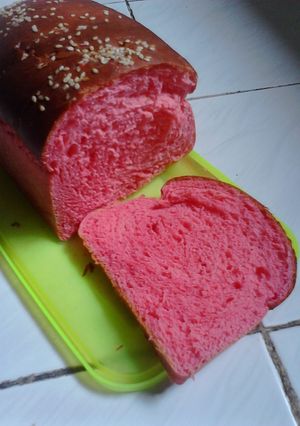 Foto resep Roti lembut rasa strawberry