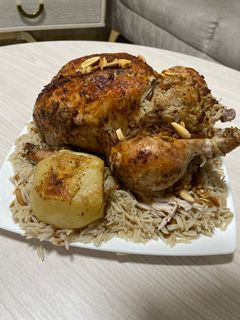 صورة لوصفة دجاجة محشية بالرز