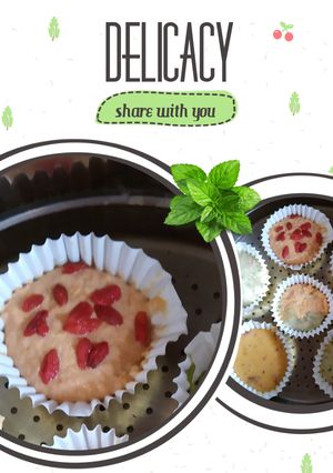 Hình của món Muffin cà rốt - bé ăn dặm.