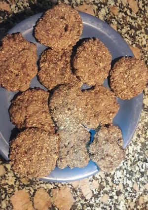 Una foto de Galletas de avena con chocolate