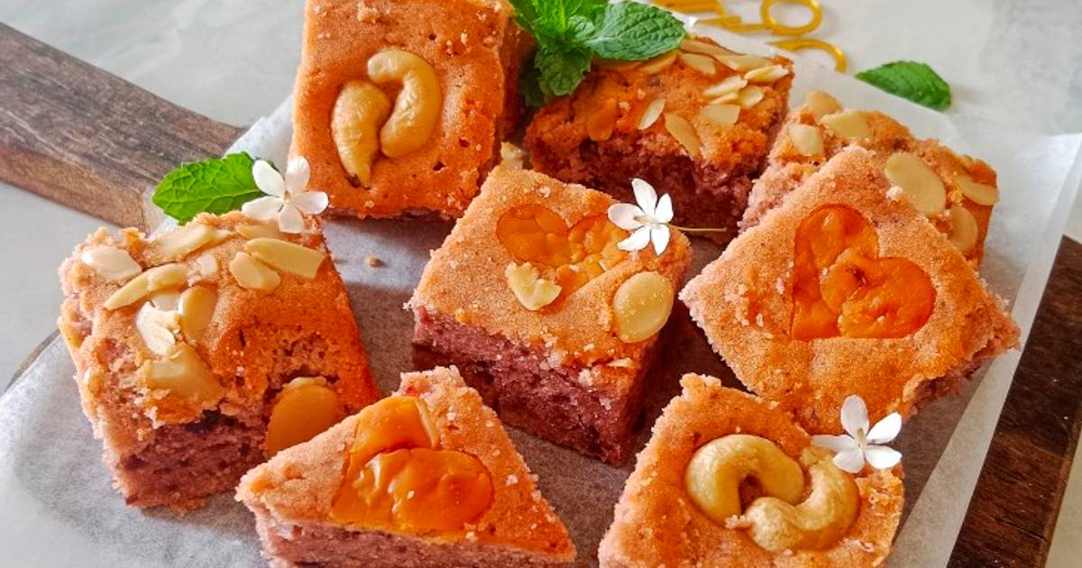155 resep brownies tepung ubi ungu enak dan mudah Cookpad