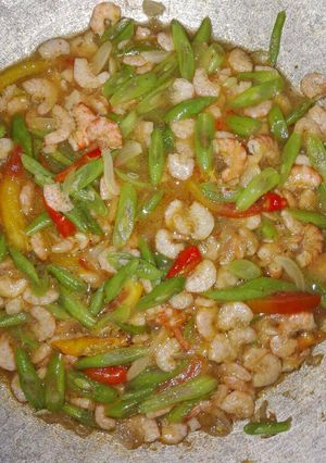 Foto resep Tumis udang kuah simpel