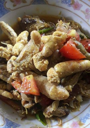 Foto resep Sambal goreng Hintalu dan Jeroan perut ikan Haruan