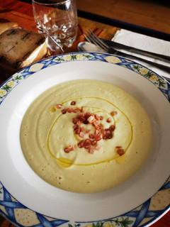 Una foto de Crema de Coliflor y Puerro