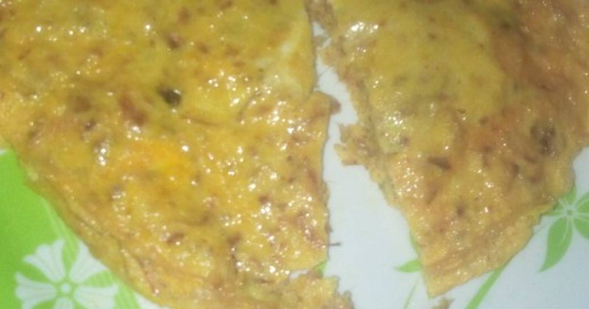 Fried egg with meat floss Recipe by Unique cakes kano Cookpad