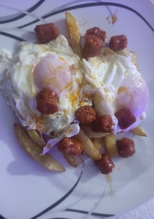 Una foto de Huevos cabreados