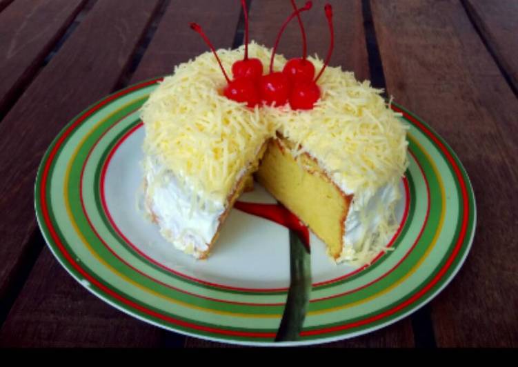 Resep Sponge Cake Keju Oleh Aliet Harsanti Cookpad