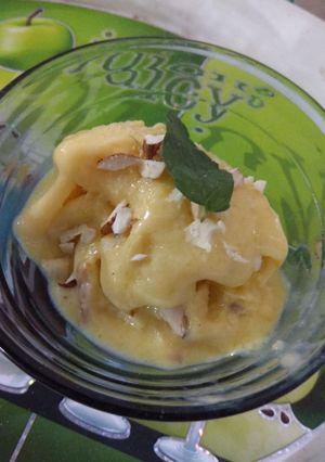 A picture of Mango rabri ice cream.