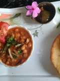Street-Style Chole and Semolina Bhature