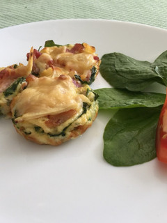Una foto de Tartaleta de espinacas y bacon