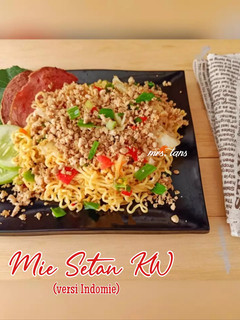 Foto resep Mie Setan KW : Versi Indomie 👌