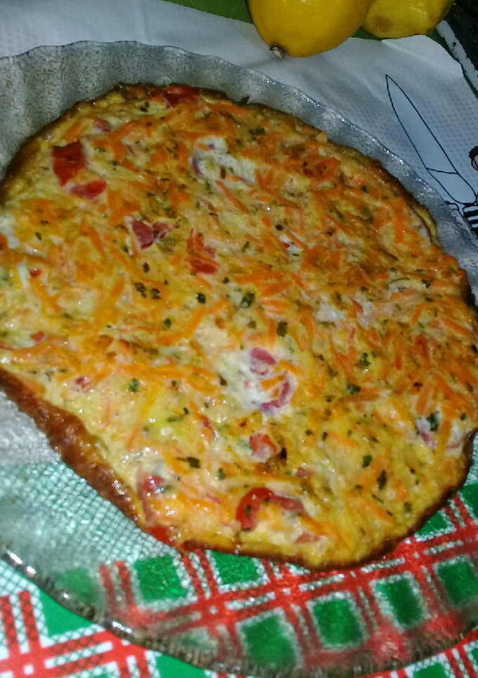 Una foto de Tortilla de Zanahoria🍽🍷