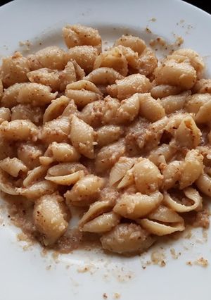 O poză a rețetei Macaroane cu nucă.