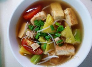 Hình của món Canh chua chay.