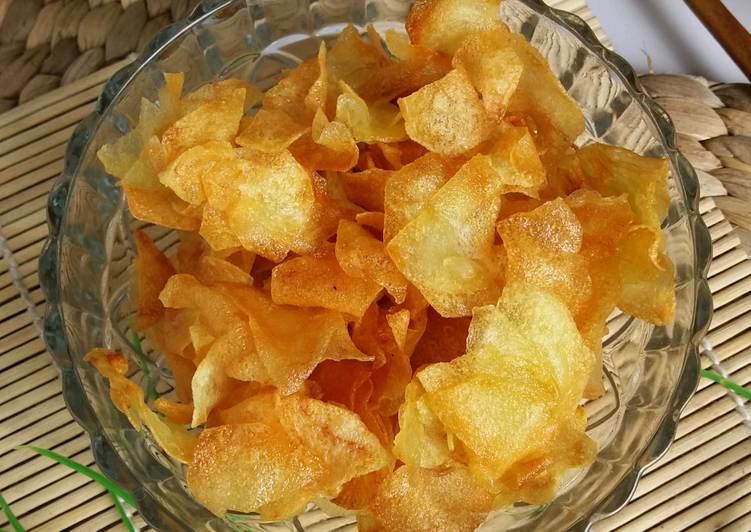 Siap Saji Potato chips (Keripik Kentang) Yummy Mantul