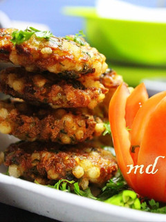 A picture of Sabudana vada.