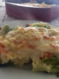Foto principal de Pastel de brócoli al vapor con mostaza