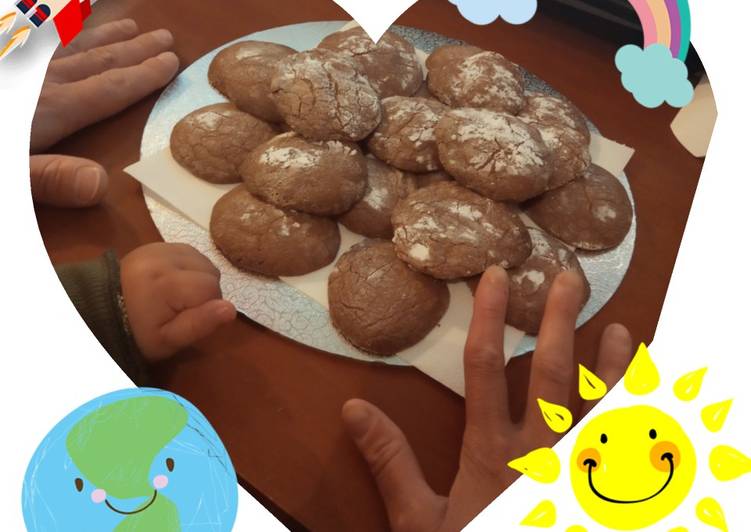 Galletas de chocolate a la taza