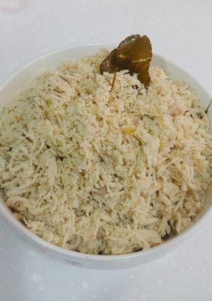 Foto resep Abon ayam isian lemper