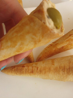 Una foto de Conos con obleas de empanadillas