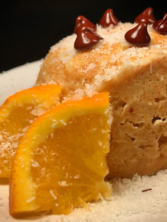 Una foto de Mug cake de naranja saludable