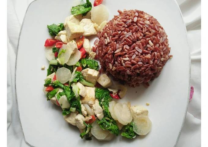 Resep Tumis sawi lobak tahu day 1,my diet story ❤ Anti Gagal