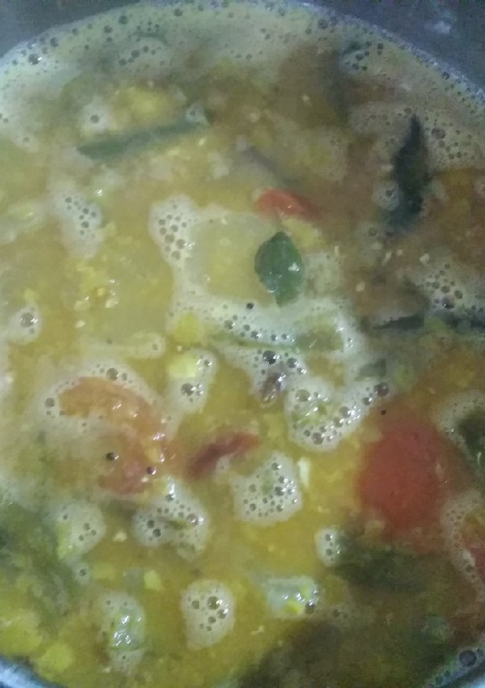 கொம்பு அவரைக்காய் முள்ளங்கி சாம்பார்(sambar recipe in tamil) செய்முறை முக்கிய புகைப்படம்
