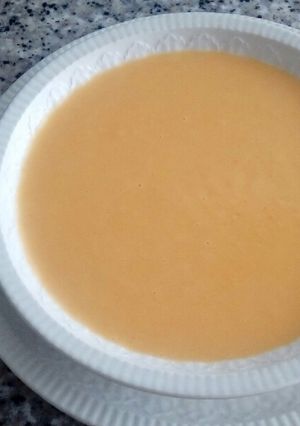 Una foto de Crema de calabaza