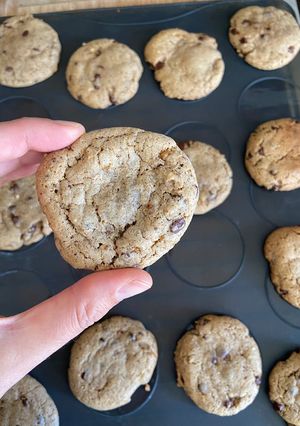 Une photo de Cookies choco noisette pas comme les autres