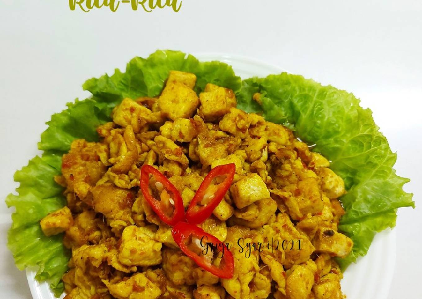 Tahu Telur Rica-Rica