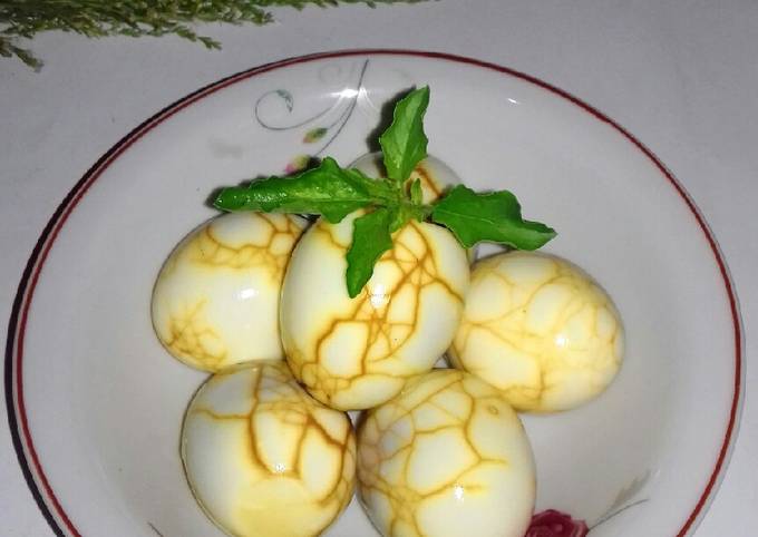 Resep Telur Batik aka Telur Pindang yang Lezat