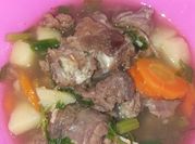 Gambar sop daging kambing